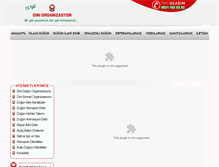 Tablet Screenshot of diniorganizasyon.com